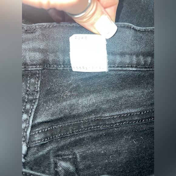 VINTAGE LEVI’S 550 BLACK RELAXED FIT TAPERED SZ 10 MISSES Y2K - Picture 5 of 8